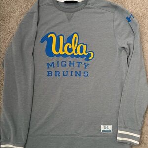 UCLA Under Armour Gray and Blue Crewneck Sweater